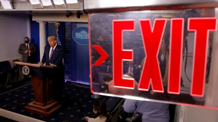 trump exit
